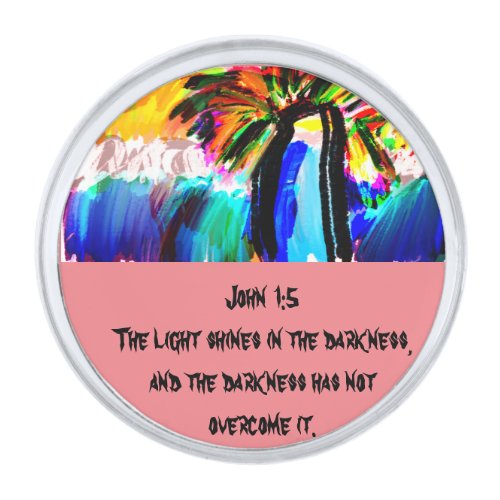 Jesus is lighthouse  magnet door sign air freshene silver finish lapel pin