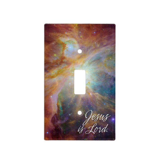 Jesus is Lord 13 - Orion Nebula Light Switch Cover (Front)