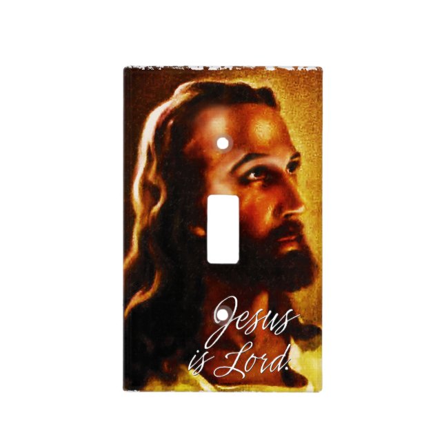 Jesus is Lord 1 Light Switch Cover (Front)