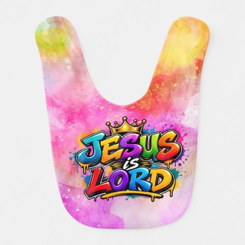 Jesus is Lord Baby Bib