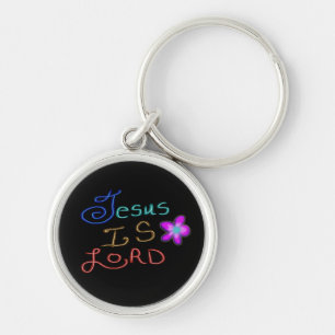 Jesus is LORD Christian Keychain