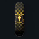 Jesus is Lord Cross skateboard Deck<br><div class="desc">Jesus is Lord Cross skateboard created by Christian Recording Artist Daniel James. Hear Daniel James music at danieljm.com.</div>