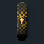 Jesus is Lord Cross skateboard Deck<br><div class="desc">Jesus is Lord Cross skateboard created by Christian Recording Artist Daniel James. Hear Daniel James music at danieljm.com.</div>