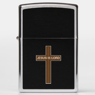 Jesus is Lord Cross Zippo Lighter