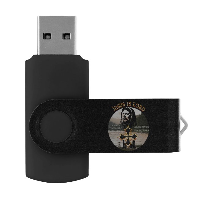 Jesus Is Lord Flash Drive (Opened)