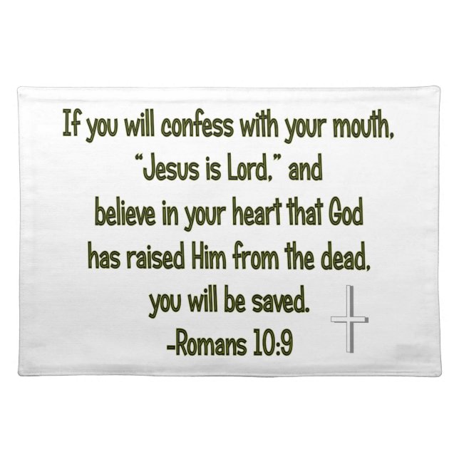 Jesus Is Lord Placemat (Front)