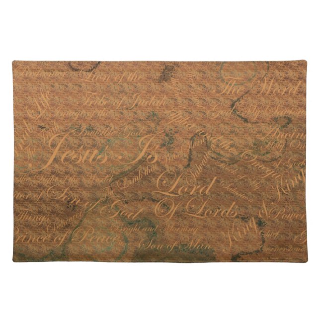 Jesus Is Lord Placemats (Front)