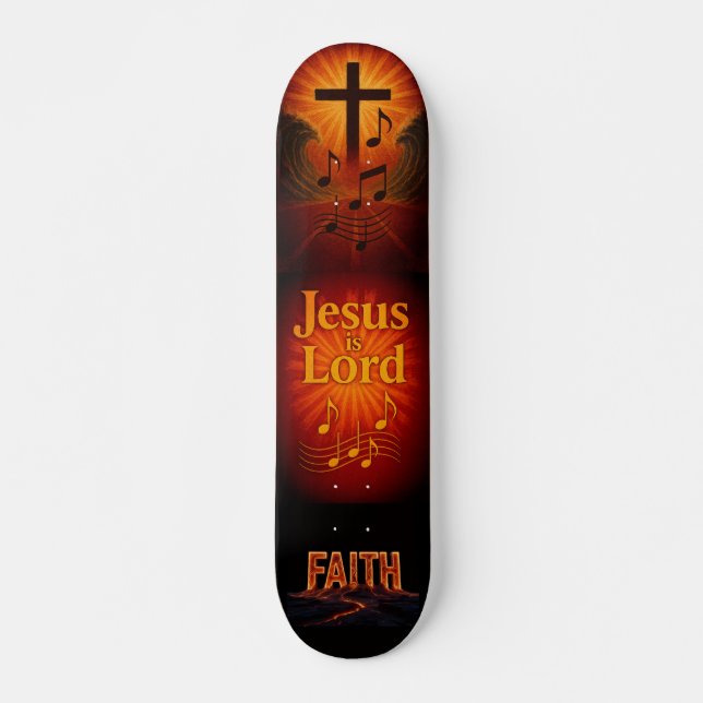 Jesus is Lord Skateboard (Front)