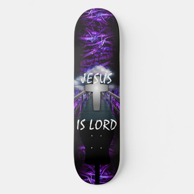 Jesus is Lord Skateboard Deck (Front)