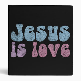 Jesus Is Love Binder