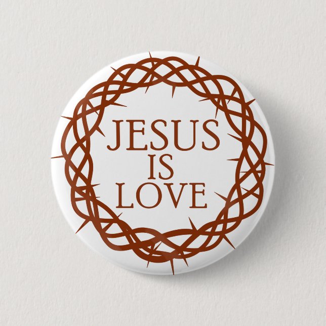 Jesus is Love Button (Front)