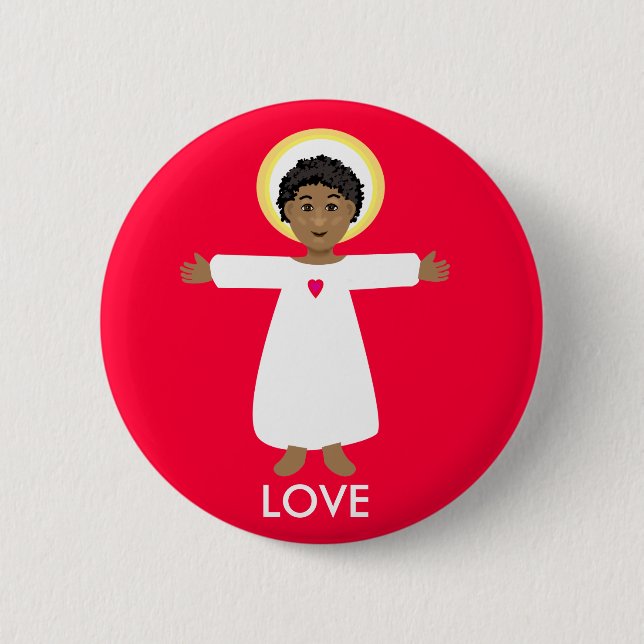Jesus is love button (Front)