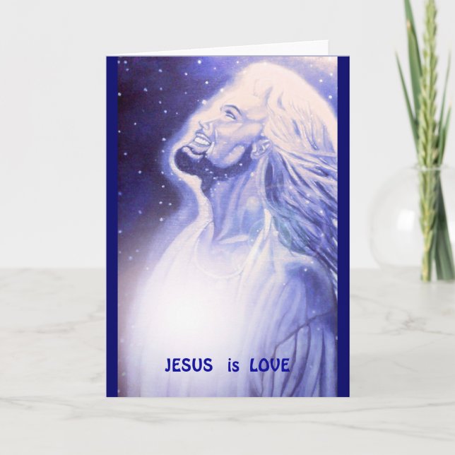 JESUS   is  LOVE Holiday Card (Front)