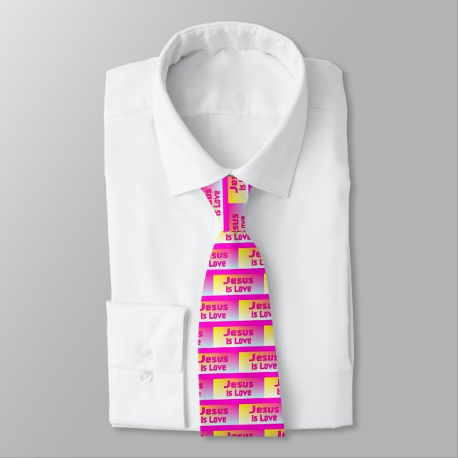 Jesus Is Love Neck Tie (Tied)