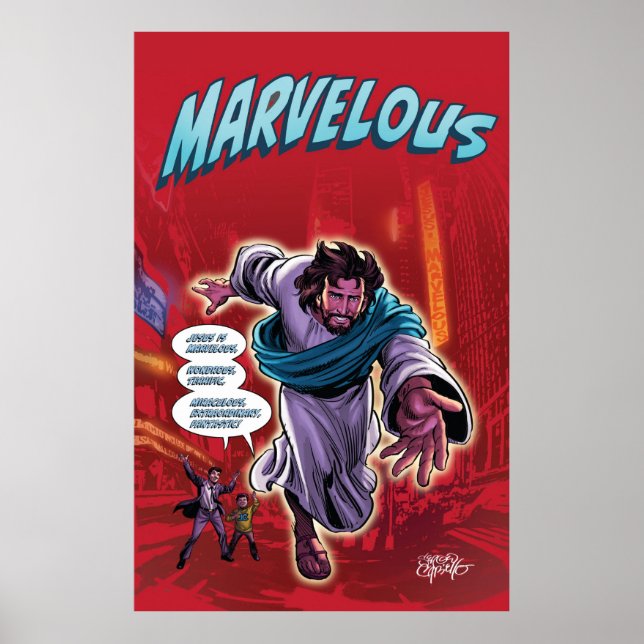 Jesus is Marvelous Poster (Front)