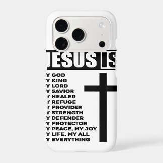Jesus Is My All My Everything My God Lord Savior C iPhone 17 Pro Case