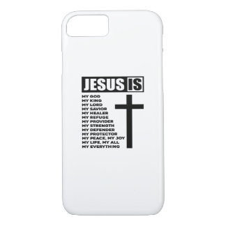 Jesus Is My All My Everything My God Lord Savior iPhone 8/7 Case