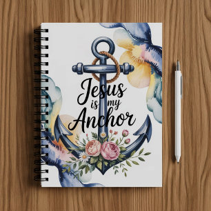 Jesus is my anchor. Christian faith notebook 