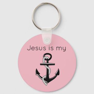 Jesus is my Anchor Keychain
