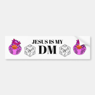 Jesus is my DM Bumper Sticker