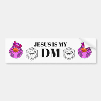 Jesus is my DM Bumper Sticker