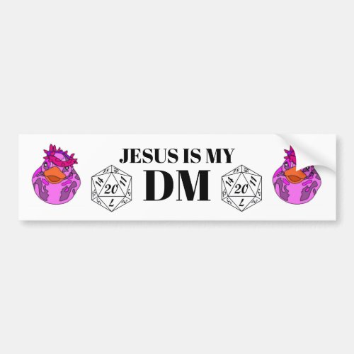 Jesus is my DM Bumper Sticker