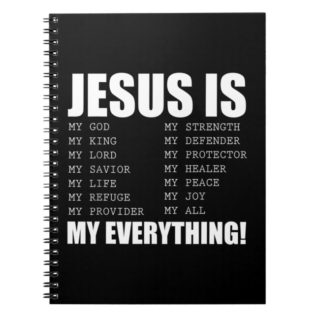 Jesus Is My Everything Jesus T-ShirtAre you a Patr Notebook (Front)