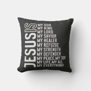 Jesus Is My ... Everything Throw Pillow