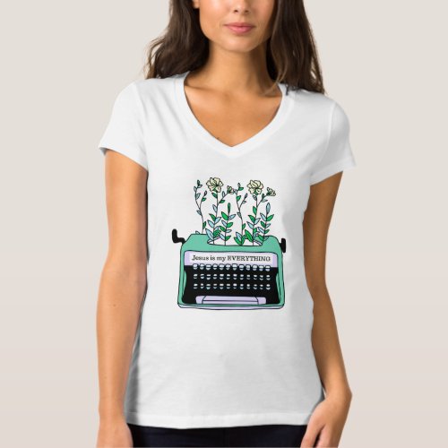 Jesus is my EVERYTHING Vintage Typewriter in MINT T_Shirt