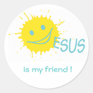 Jesus is my friend ! Sticker