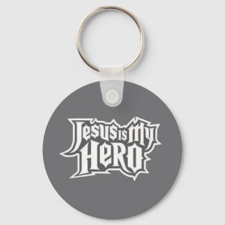 Jesus Is my Hero (Jesus é meu Herói) Keychain
