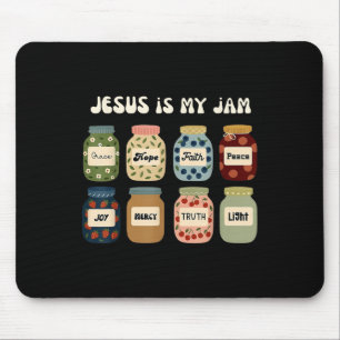 Jesus Is My Jam Christian Faith Religious Bible Ve Mouse Pad