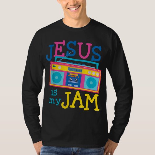 jesus is my jam inspiration christian religious bi T_Shirt