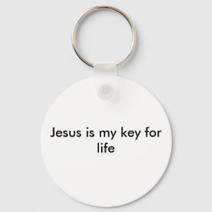 Jesus is my key for life keychain