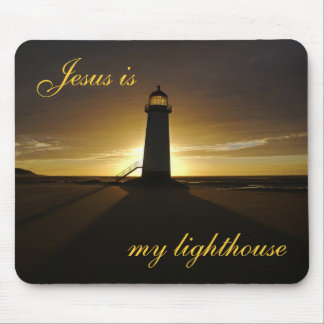 Jesus is My Lighthouse Mouse Pad
