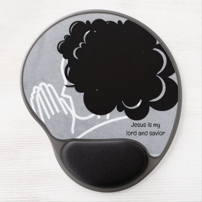Jesus is my lord and savior  gel mouse pad (Front)