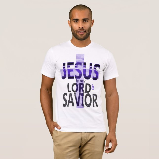 Jesus is my Lord and Savior Men's Christian Shirt (Front Full)