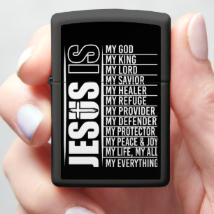 Jesus Is My Lord Faith Zippo Lighter