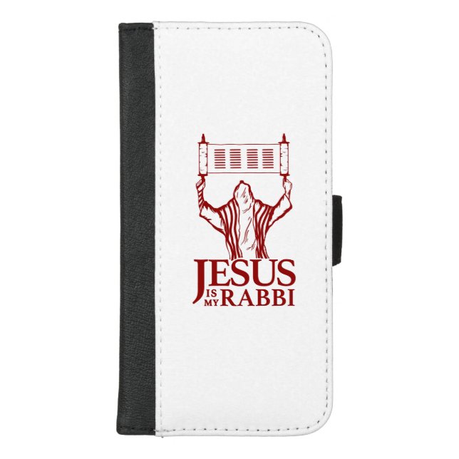 Jesus Is My Rabbi iPhone 7/8 Plus Wallet Case (Front)
