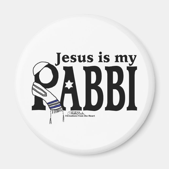 Jesus is my RABBI Magnet (Front)