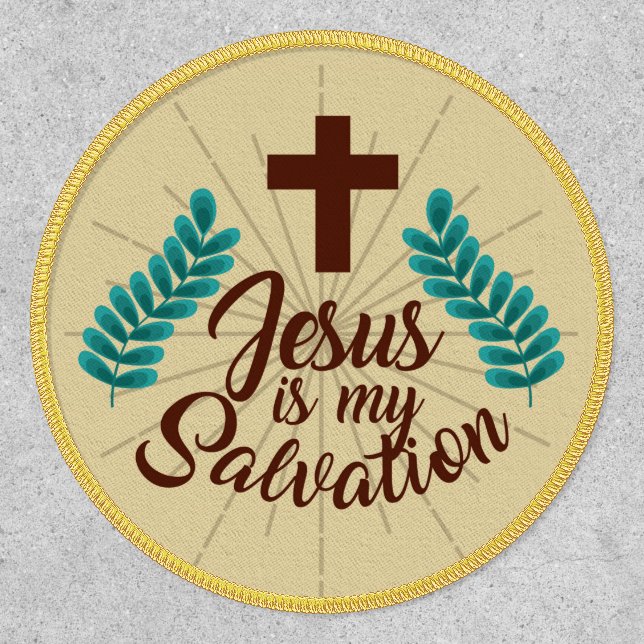 Jesus is my salvation patch (Front)