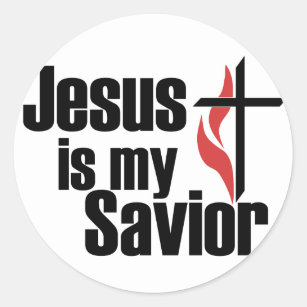 Jesus Is My Savior Stickers | Zazzle