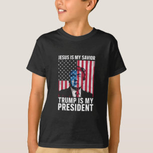 Jesus Is My Savior Trump Is My President 2024 T-Shirt