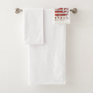 Jesus Is My Savior Trump Is My President American Bath Towel Set