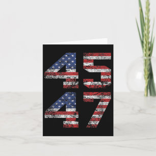 Jesus Is My Savior Trump Is My President American Card
