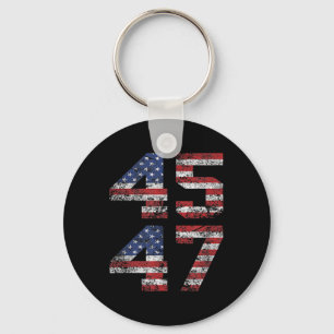 Jesus Is My Savior Trump Is My President American  Keychain