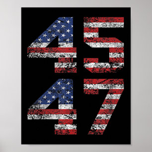 Jesus Is My Savior Trump Is My President American Poster