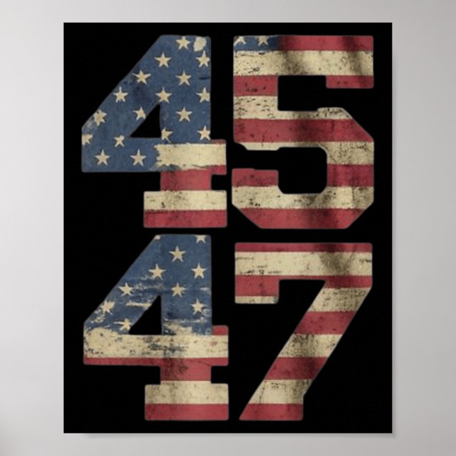 Jesus Is My Savior Trump Is My President American  Poster (Front)