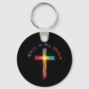 Jesus Is My Saviour A Faithful Reminder of Love Keychain