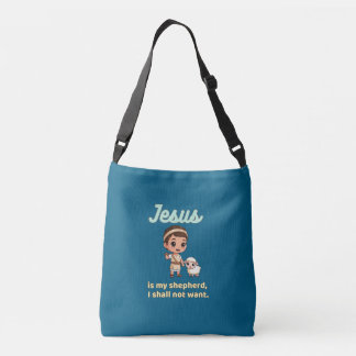 Jesus is my shepherd crossbody bag